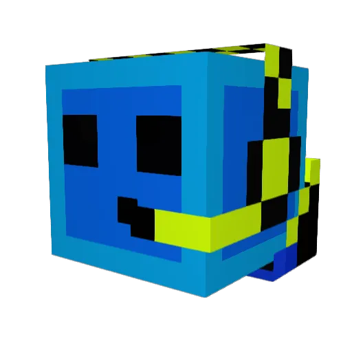 inator10 Minecraft avatar head, 3D render