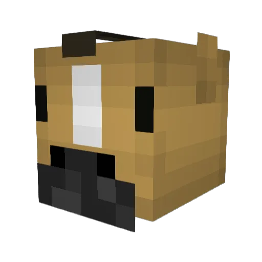 inbaneable3333 Minecraft avatar head, 3D render