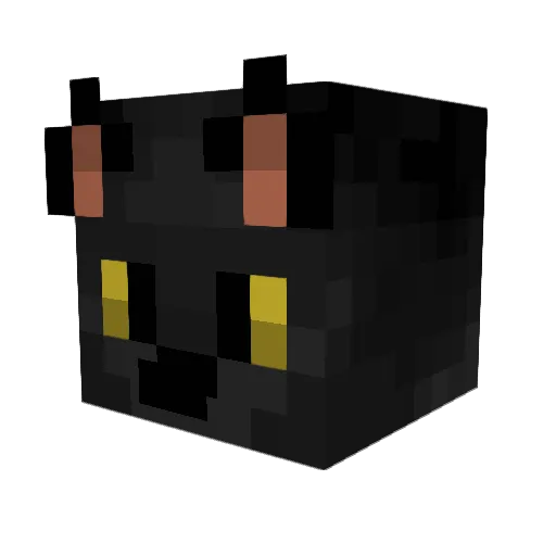 inbiddies Minecraft avatar head, 3D render
