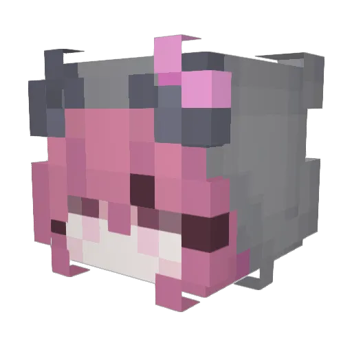 inboxed323106 Minecraft avatar head, 3D render