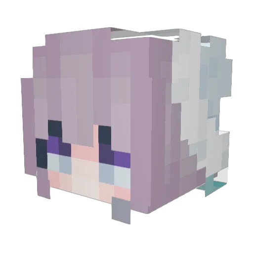 inc__0 Minecraft avatar head, 3D render