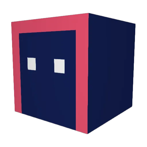 inc_nick Minecraft avatar head, 3D render