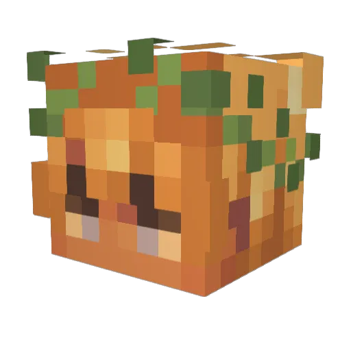 incarnat1on Minecraft avatar head, 3D render