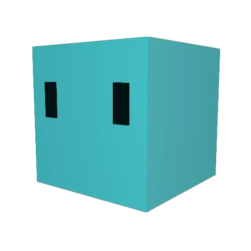 include_zl Minecraft avatar head, 3D render
