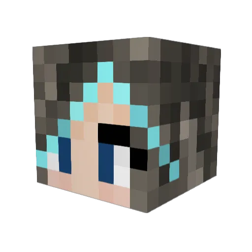 incogcheeto12 Minecraft avatar head, 3D render