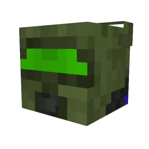 incubus_king Minecraft avatar head, 3D render
