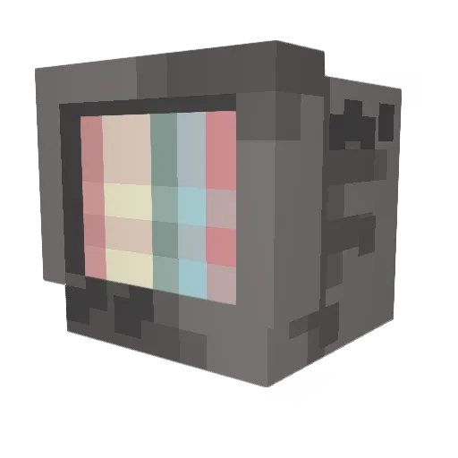 indeeditsbea Minecraft avatar head, 3D render