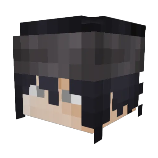 inderdragon Minecraft avatar head, 3D render
