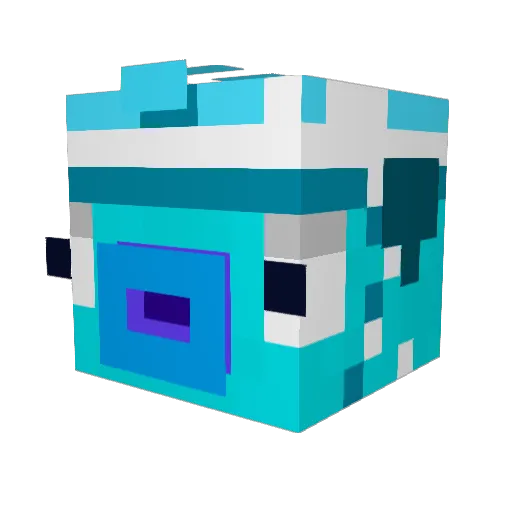 indian_microwave Minecraft avatar head, 3D render