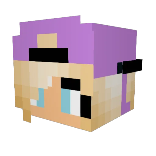 indiana3975 Minecraft avatar head, 3D render