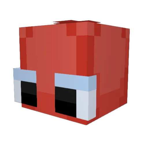 indigons Minecraft avatar head, 3D render