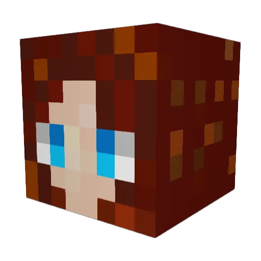 indistress99 Minecraft avatar head, 3D render