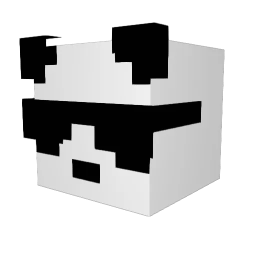 indominus2860 Minecraft avatar head, 3D render