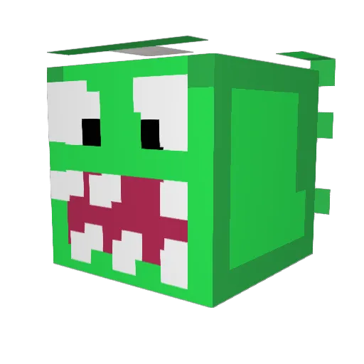 indoraptor321 Minecraft avatar head, 3D render