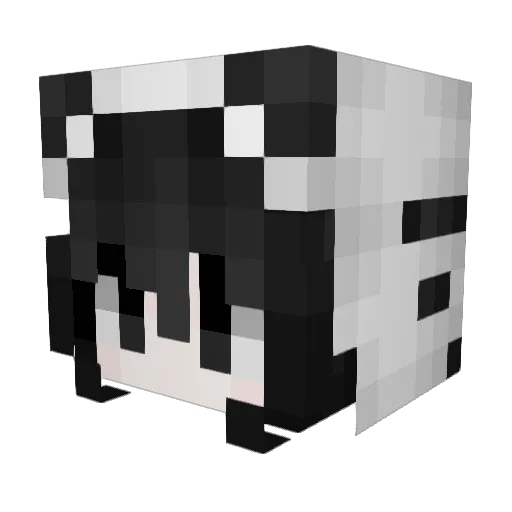 industryplantxd Minecraft avatar head, 3D render