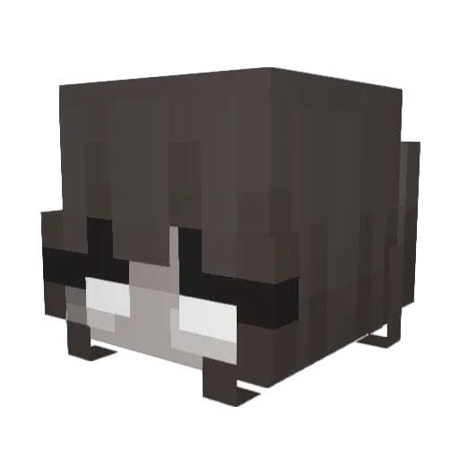 inediblebread Minecraft avatar head, 3D render