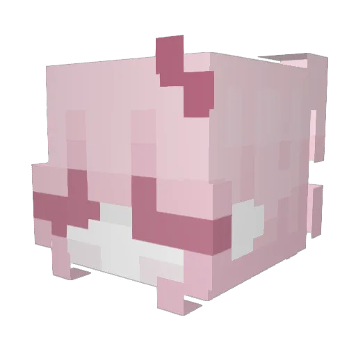 ineeb Minecraft avatar head, 3D render