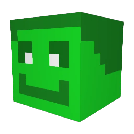 inet_minecraft Minecraft avatar head, 3D render