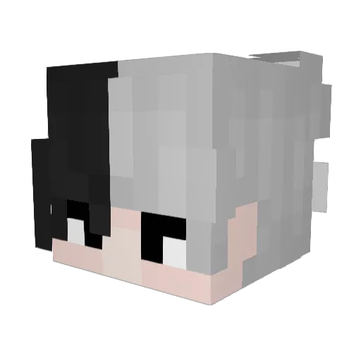 inexacto Minecraft avatar head, 3D render