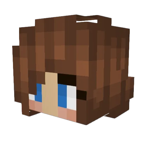 inexx__ Minecraft avatar head, 3D render