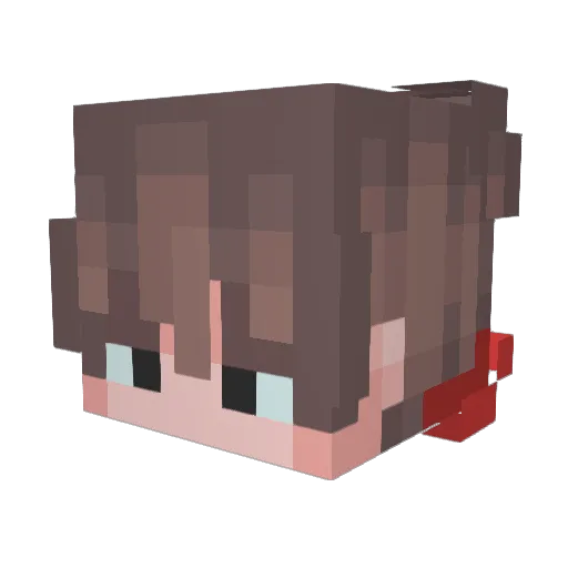 inf3rno__ Minecraft avatar head, 3D render