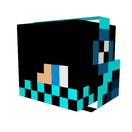infamous99260 Minecraft avatar head, 3D render