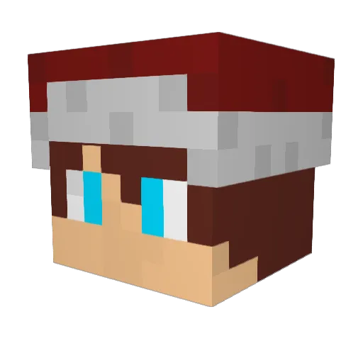 infectedcreeper0 Minecraft avatar head, 3D render