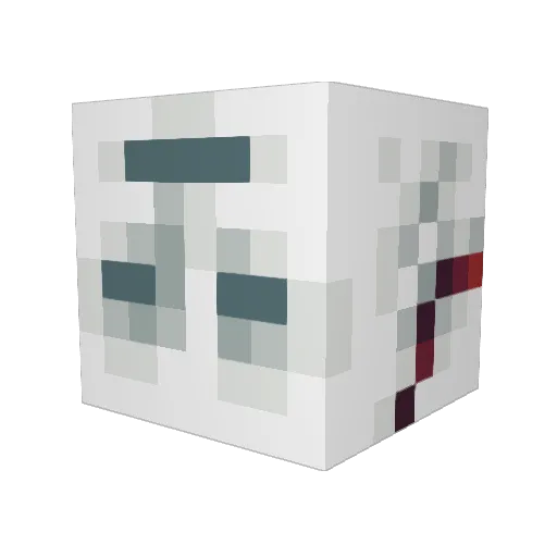 infectiousmoth Minecraft avatar head, 3D render