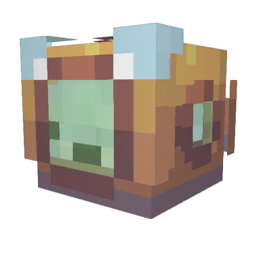 infern4 Minecraft avatar head, 3D render