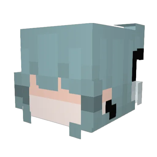 infernalkilling Minecraft avatar head, 3D render