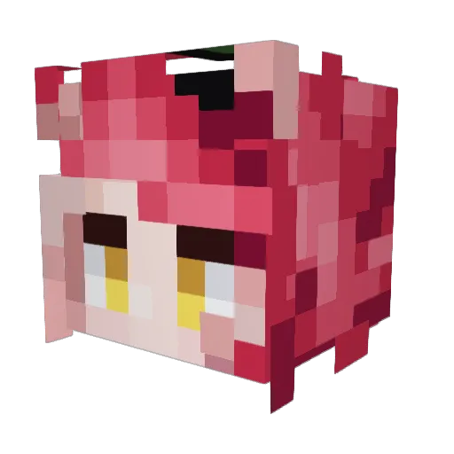 inferno3547 Minecraft avatar head, 3D render