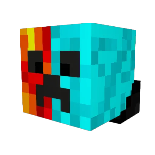 inferno892 Minecraft avatar head, 3D render