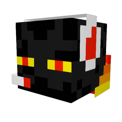 infernoBaller582 Minecraft avatar head, 3D render