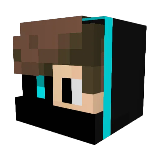 infernoRyxn Minecraft avatar head, 3D render