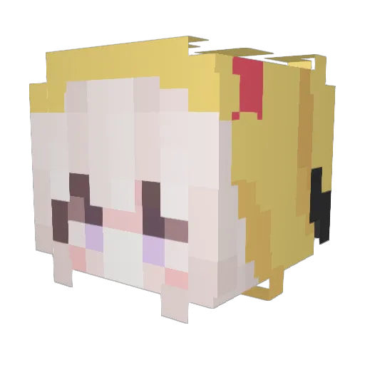 inferno_rising Minecraft avatar head, 3D render