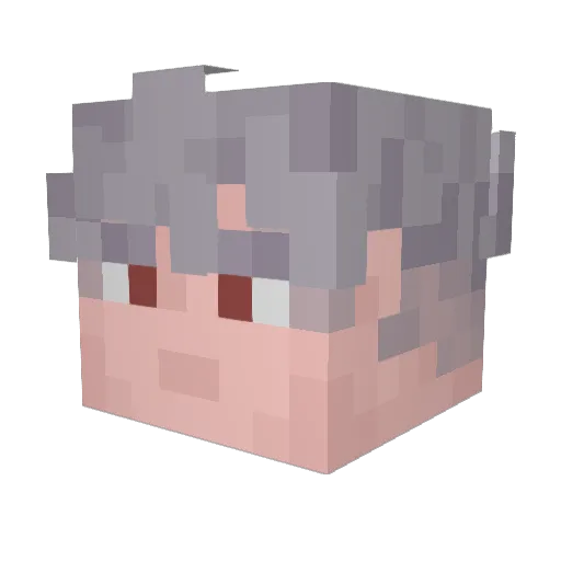 infernokaa Minecraft avatar head, 3D render