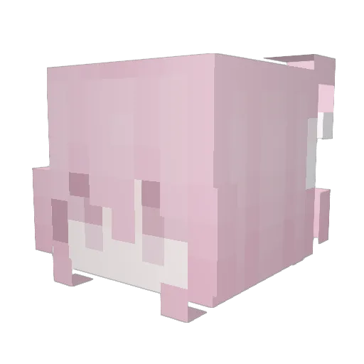 infikonold Minecraft avatar head, 3D render
