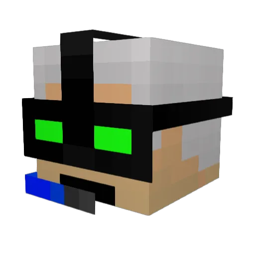 infinity777sw Minecraft avatar head, 3D render
