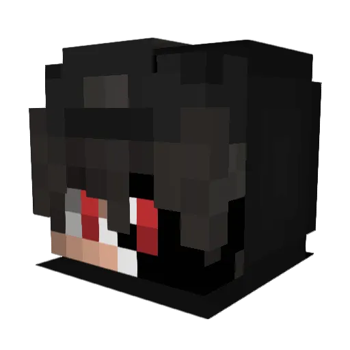 infinity9013 Minecraft avatar head, 3D render