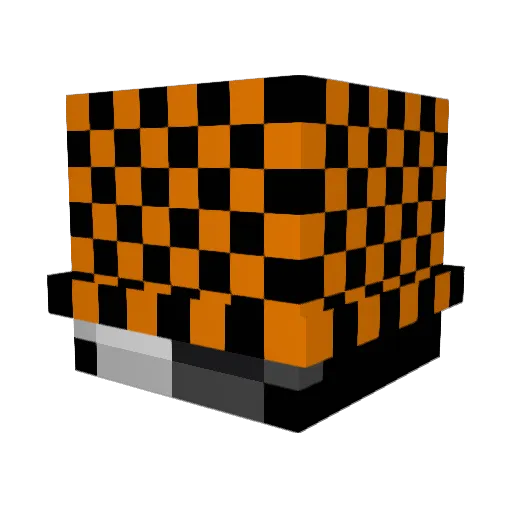infinityplays2 Minecraft avatar head, 3D render