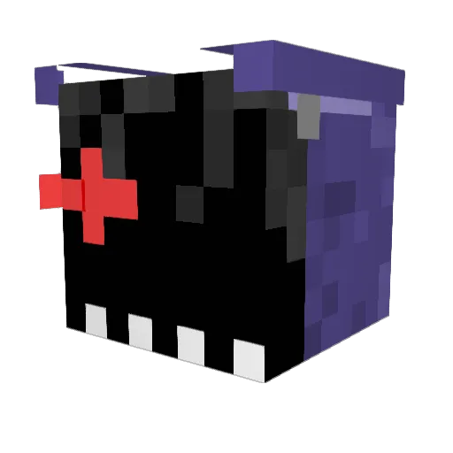 infirespulplava Minecraft avatar head, 3D render