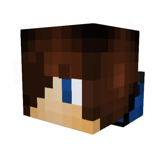 inflicted123 Minecraft avatar head, 3D render
