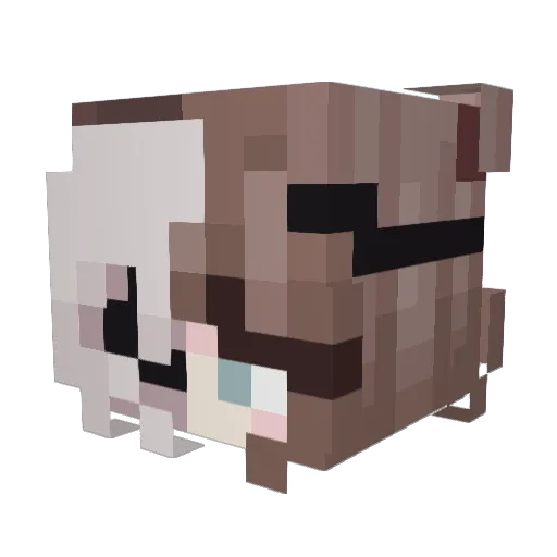 infodope Minecraft avatar head, 3D render