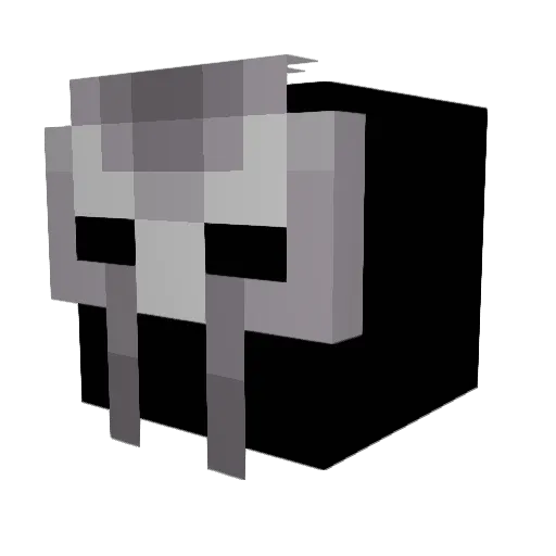 infrared444 Minecraft avatar head, 3D render