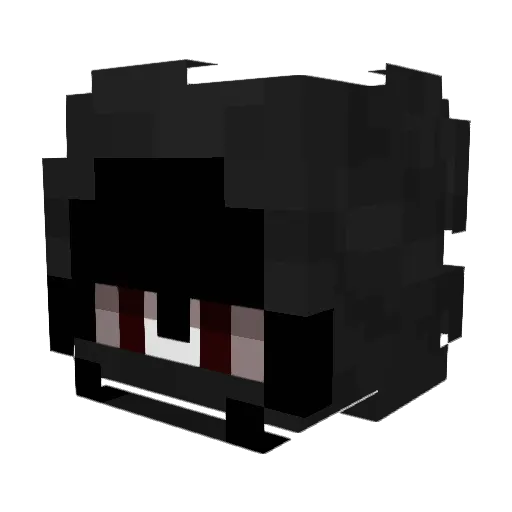 ing Minecraft avatar head, 3D render
