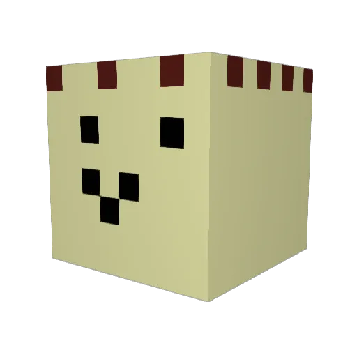 ingenting1234 Minecraft avatar head, 3D render