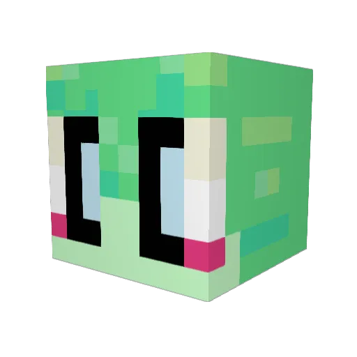 inging1020 Minecraft avatar head, 3D render