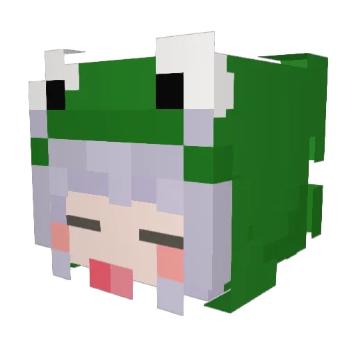 ingvain Minecraft avatar head, 3D render