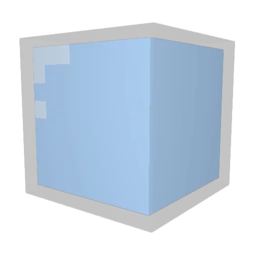 inhaleradvocate Minecraft avatar head, 3D render