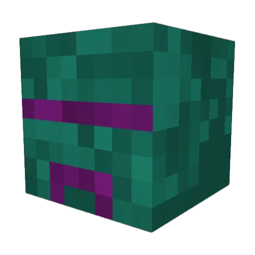 inherent_ly Minecraft avatar head, 3D render